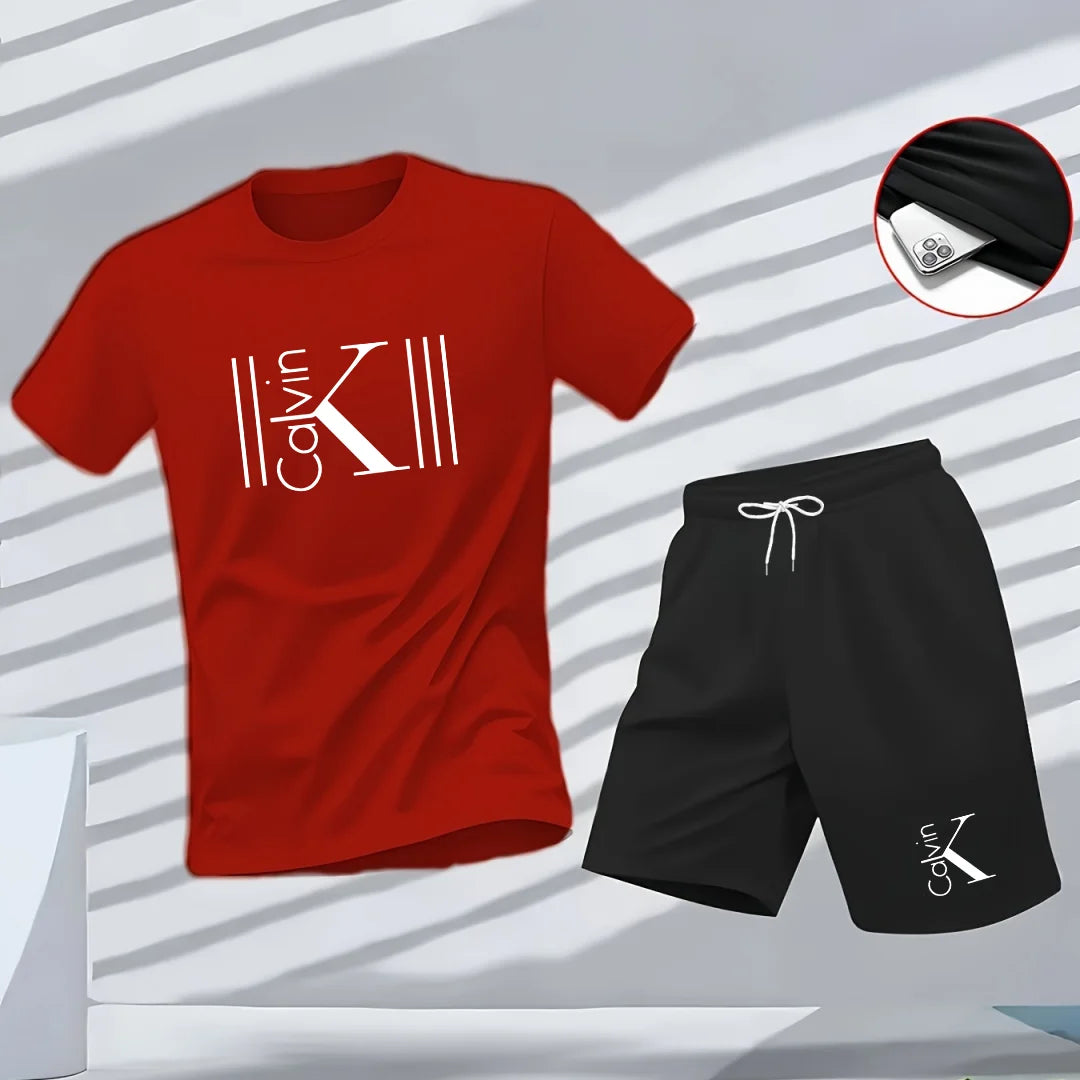 CK Breathable Sports Two-Piece Set