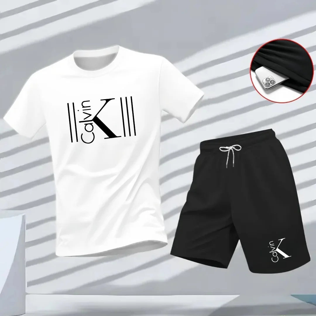 CK Breathable Sports Two-Piece Set