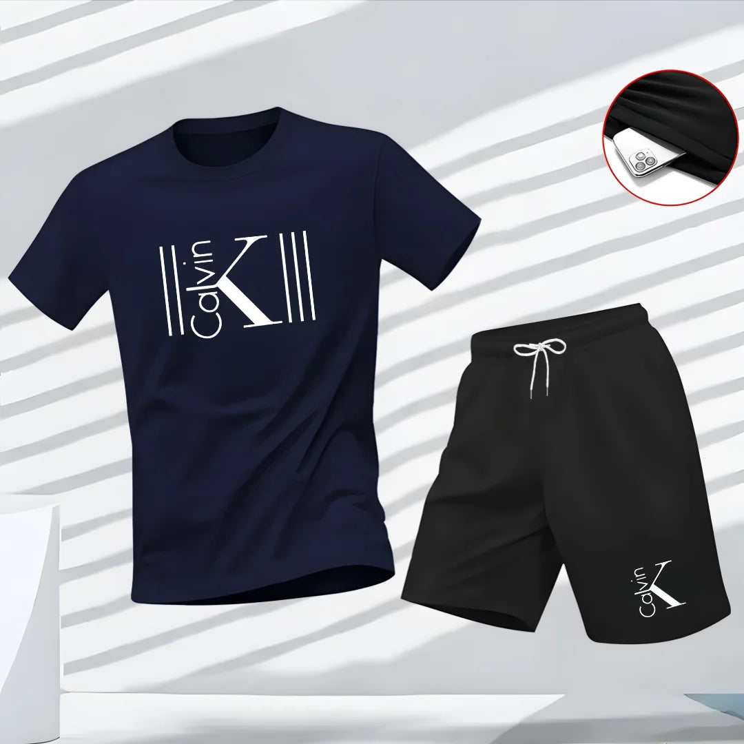 CK Breathable Sports Two-Piece Set