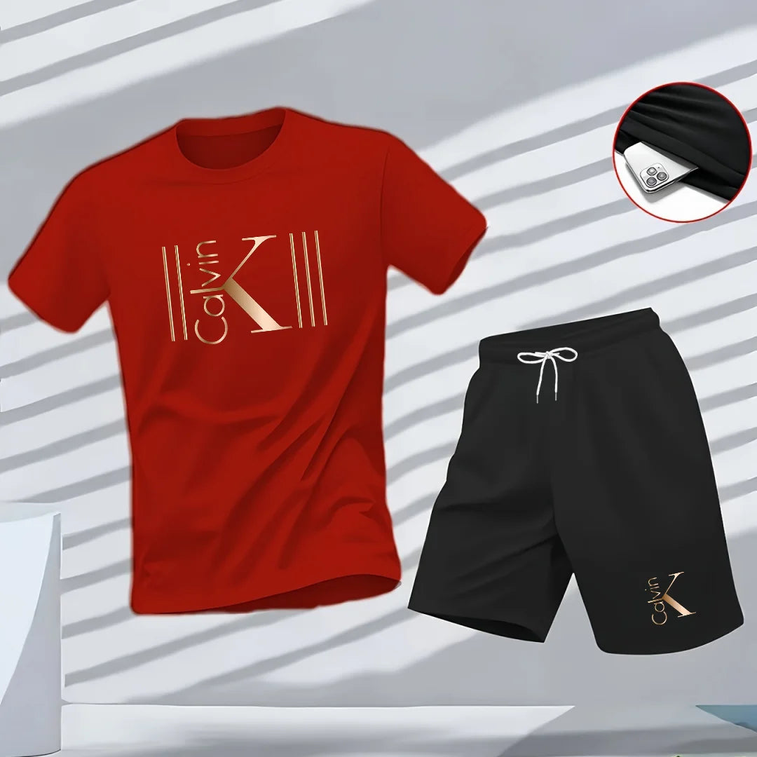 CK Breathable Sports Two-Piece Set