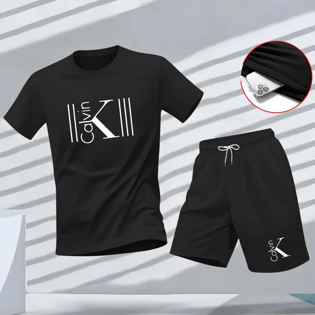 CK Breathable Sports Two-Piece Set