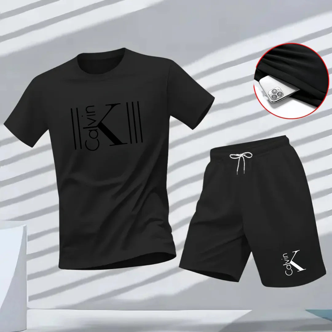 CK Breathable Sports Two-Piece Set