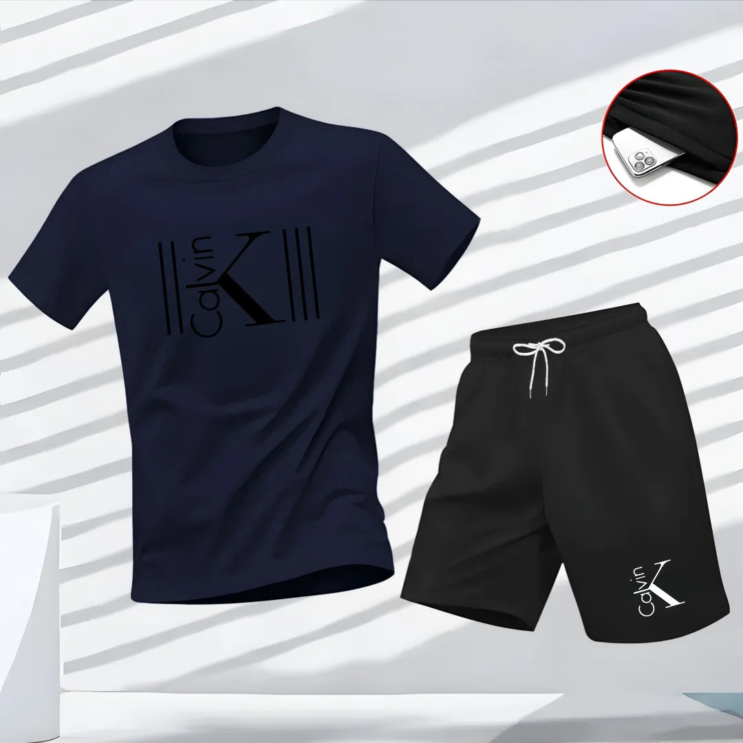 CK Breathable Sports Two-Piece Set